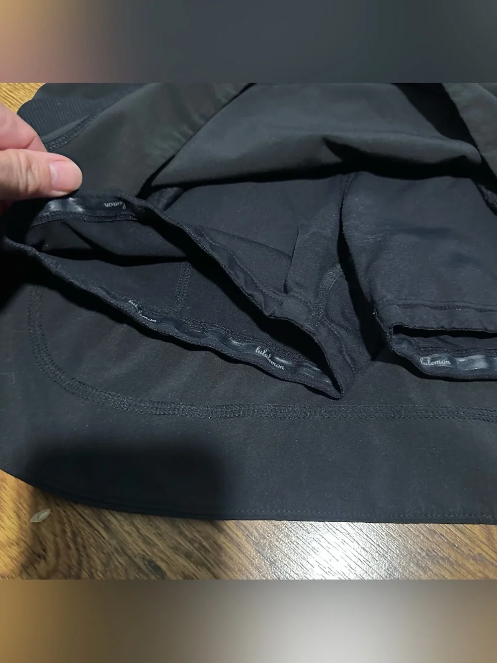 Lululemon Black Athletic Skort with Built-In Shorts size 2 sports